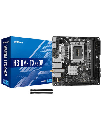 ASRock H610M-ITX/EDP, Intel...